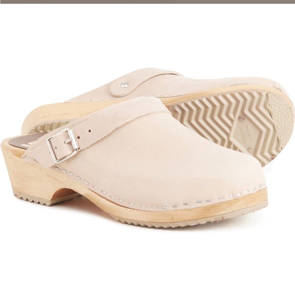 Mia Alma Swedish Leather Clogs